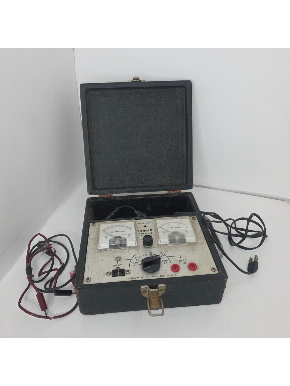 Vintage Conar Model 200 Appliance Tester NRI Washington DC Mid Century